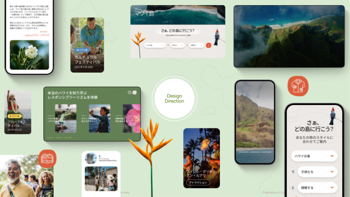 Design Direction moodboard