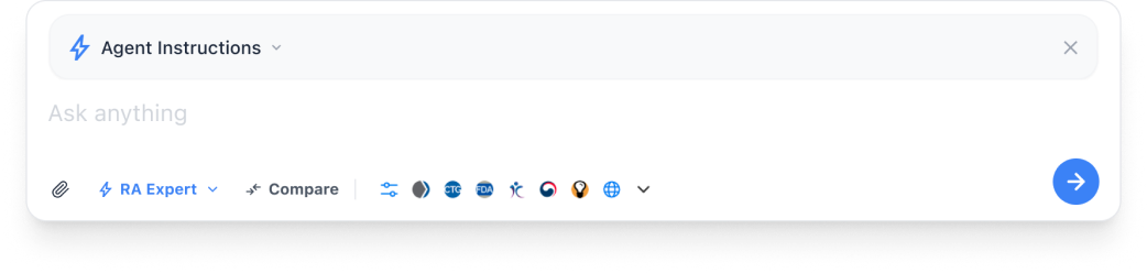 Cheiron — Compare button in question box